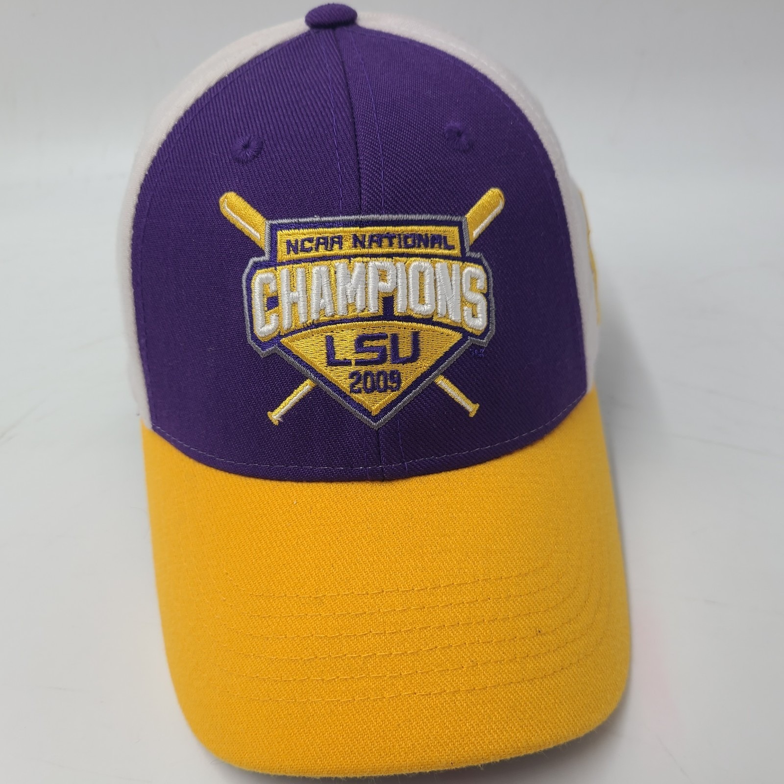 Lsu Tigers Hat Adjustable College World Series 2009 Baseball National Champions